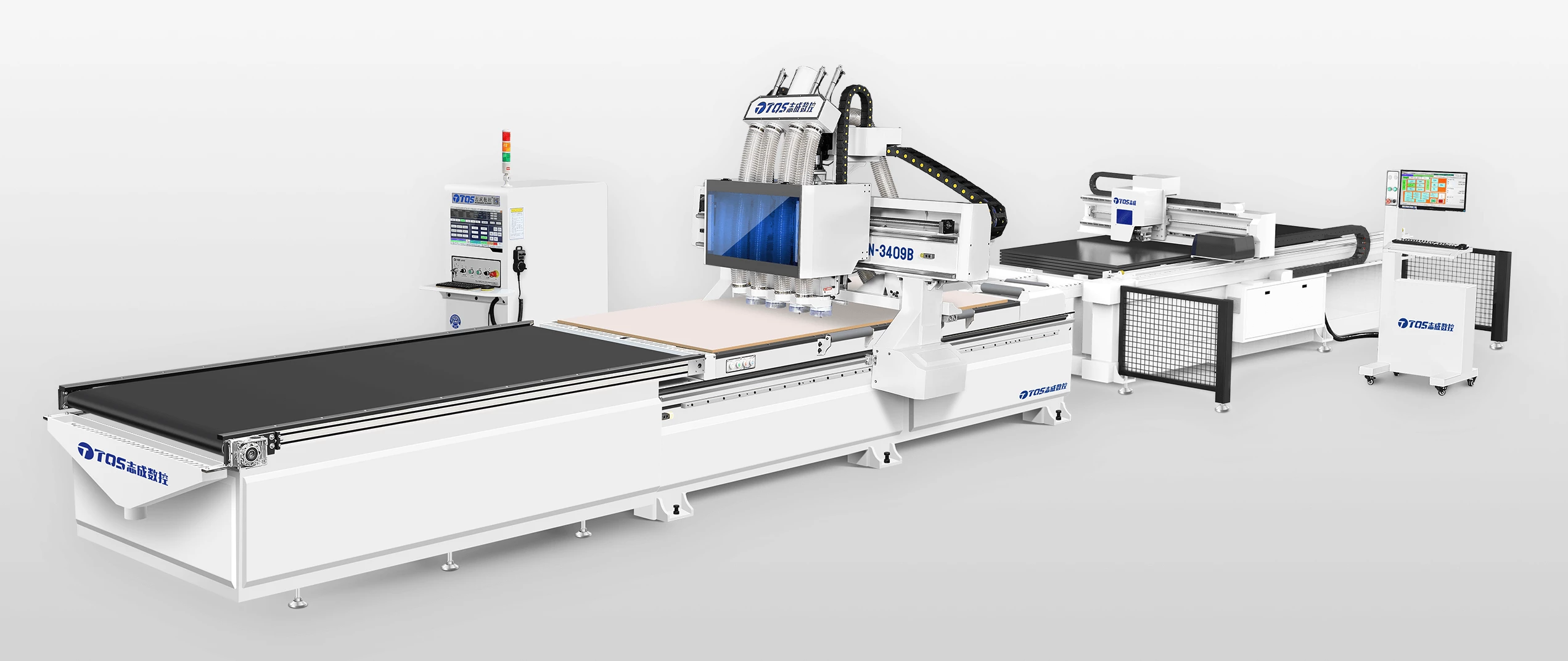 TN-3409B 124098 Dört işlemli CNC işleme merkezi